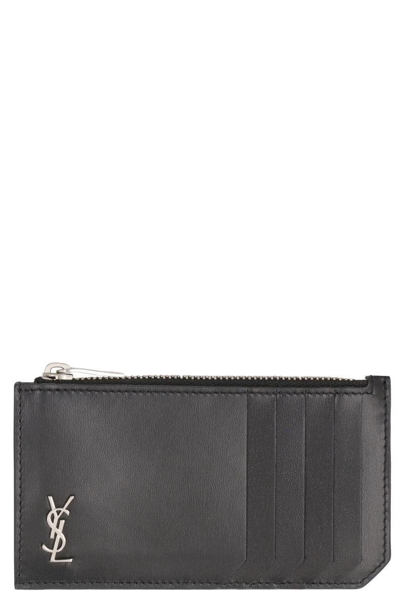 Saint Laurent Smooth Leather Card Holder