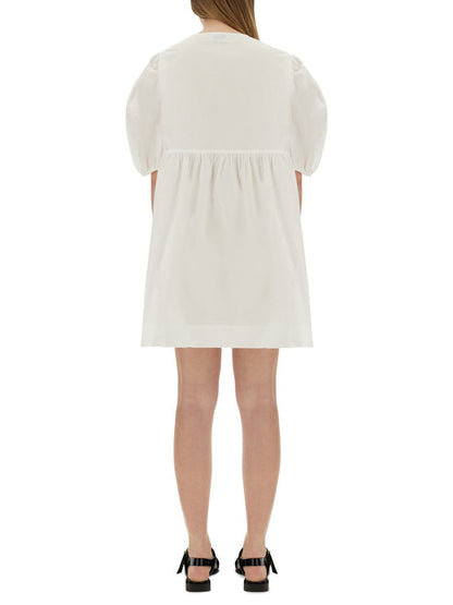 Ganni Poplin Mini Dress