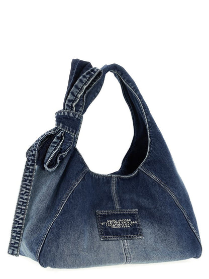 Marc Jacobs 'The Bow Denim Medium Sack' Shoulder Bag