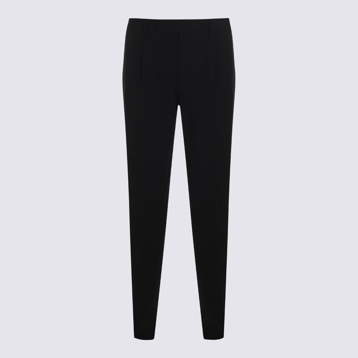 Lardini Black Wool Pants