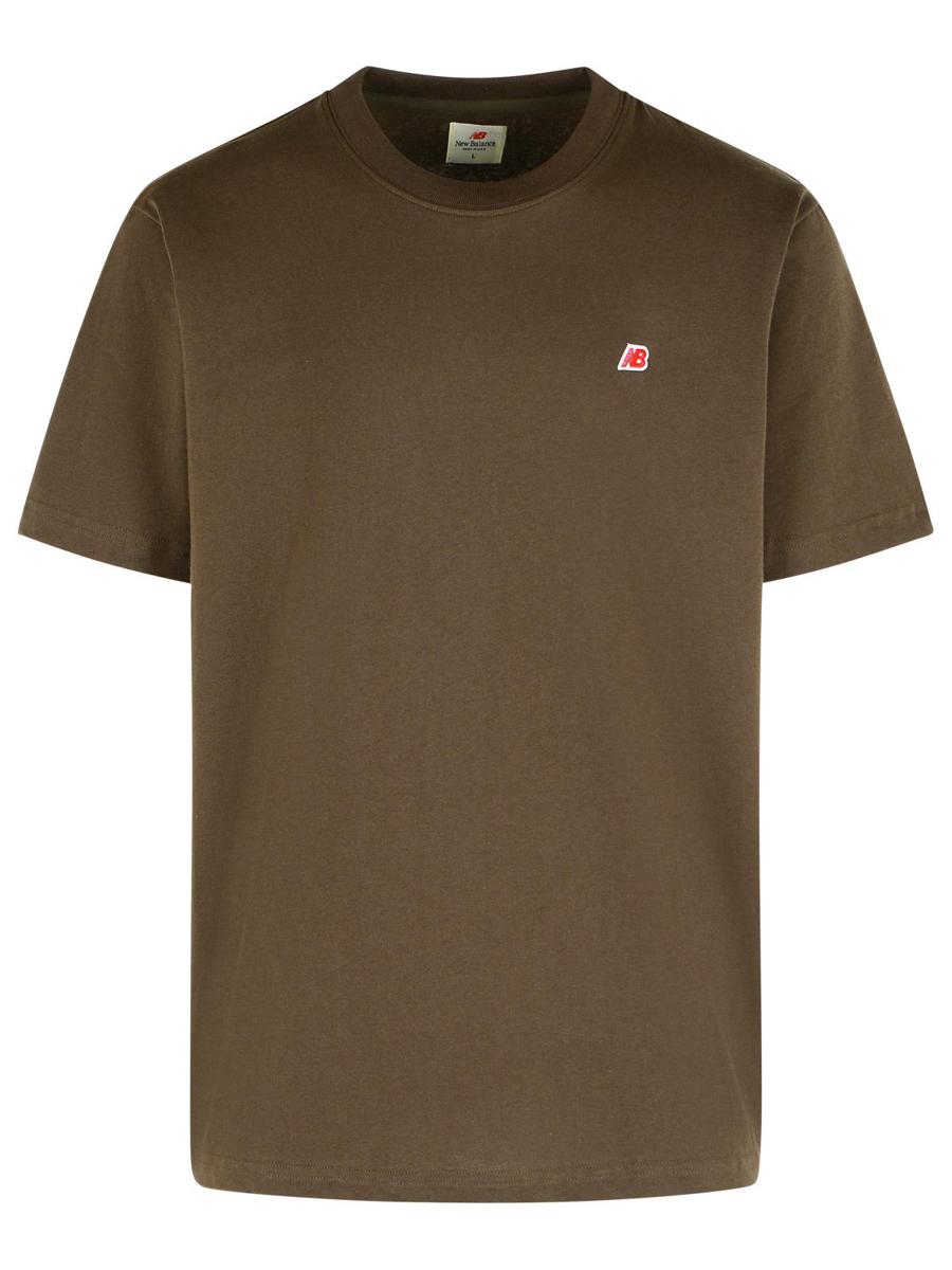 New Balance Yellow Cotton T-Shirt