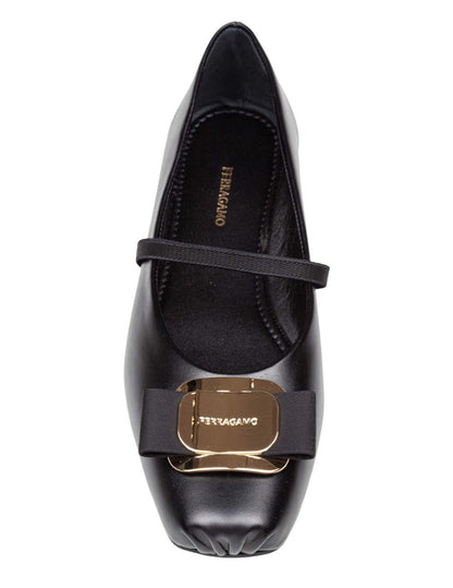 Salvatore Ferragamo Soft Leather Ballerina Flat
