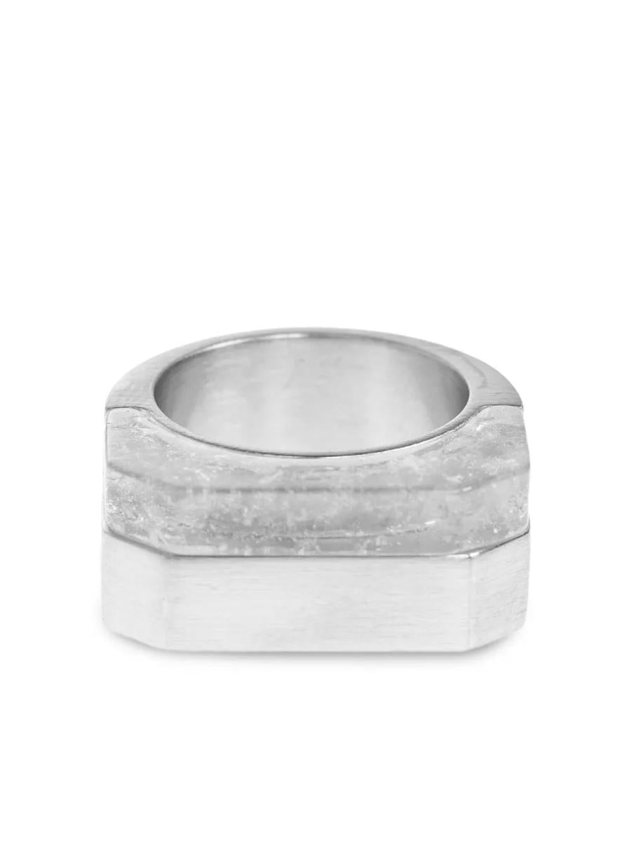 Rick Owens Hollywood Double Crystal Ring