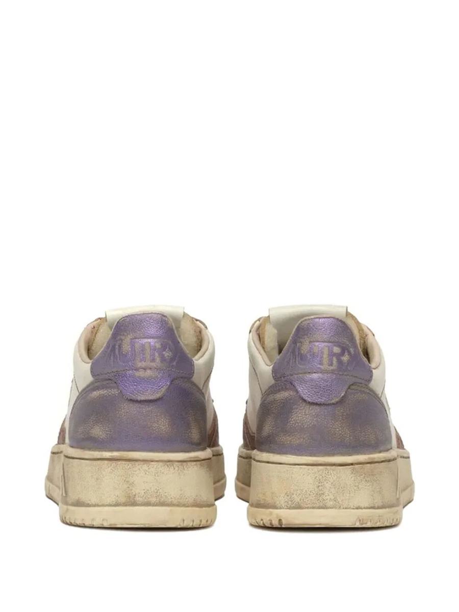 Autry "Sup Vintage Low" Suede Sneakers Shoes
