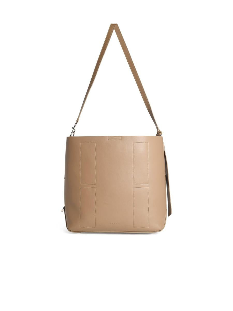 Hogan Dove Grey Leather Bag