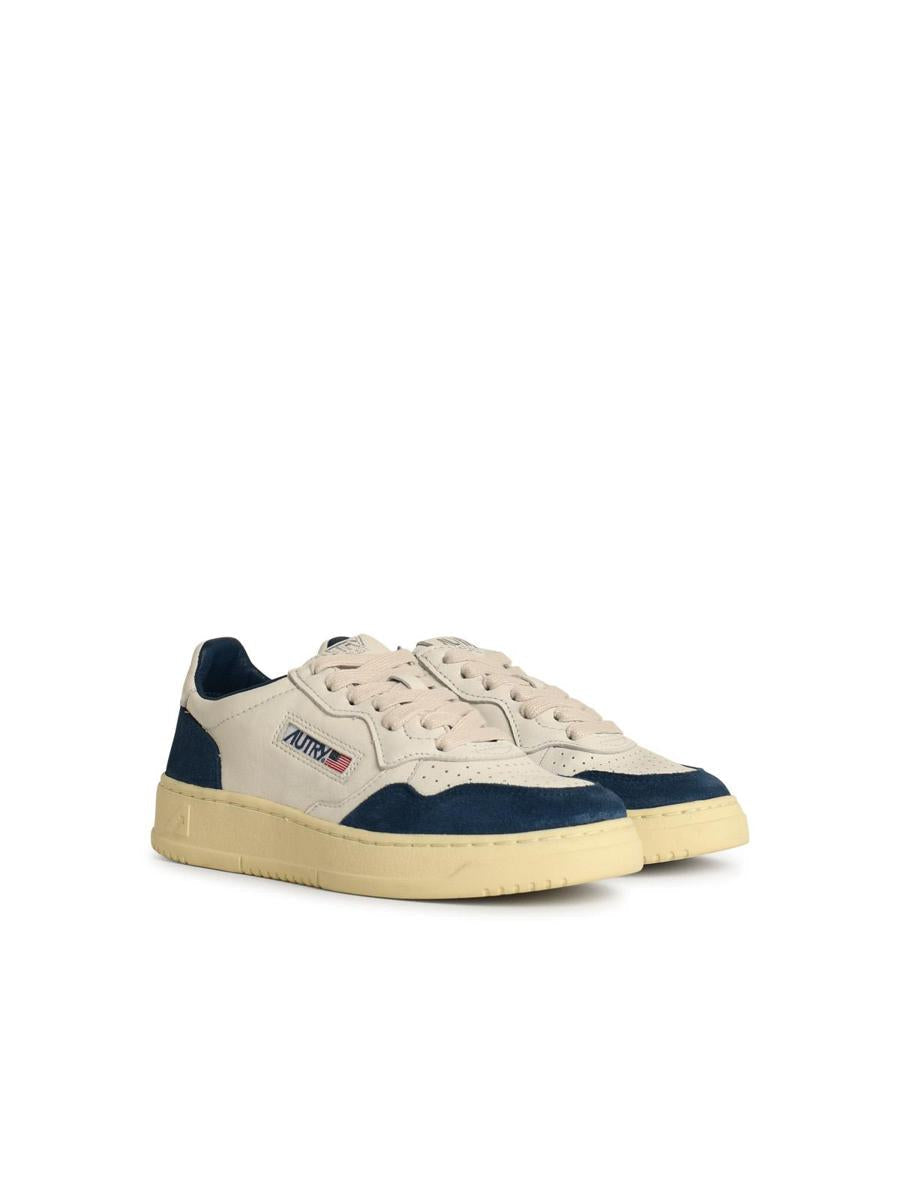 Autry 'Medialist' Blue Leather Sneakers