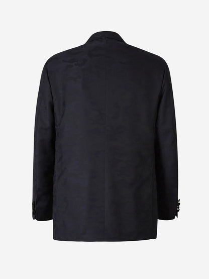 Sartorio Napoli Camouflage Pattern Blazer