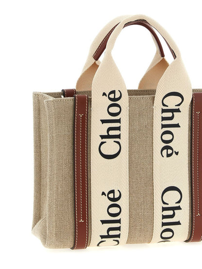 Chloé Woody Small Canvas Tote
