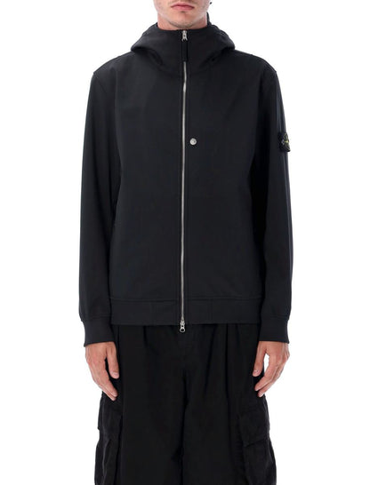 Stone Island Soft Shell-R_E.Dye® Technology Light Hooded Jacket