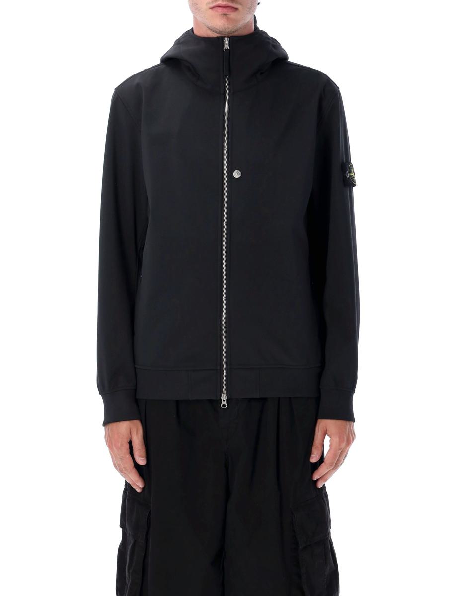 Stone Island Soft Shell-R_E.Dye® Technology Light Hooded Jacket