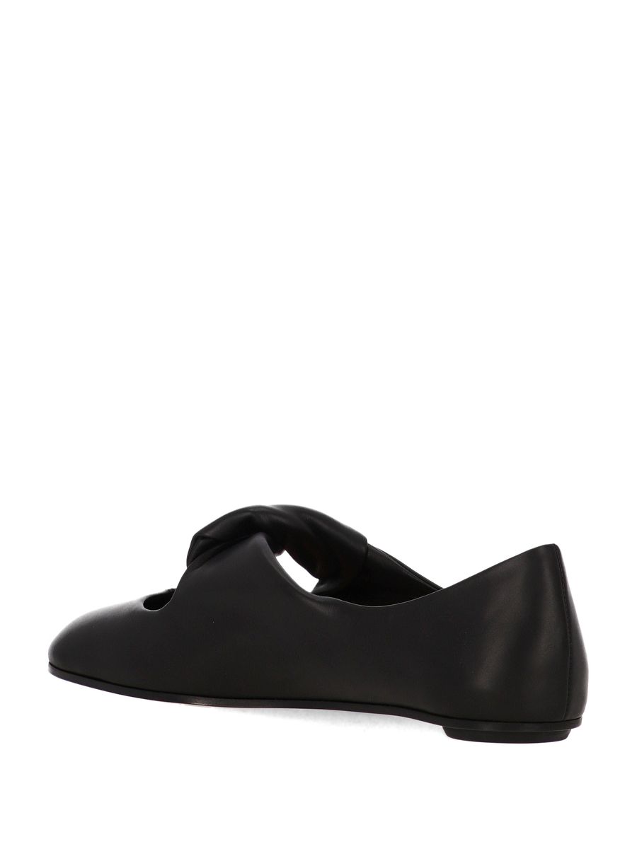 Alexander Mcqueen Twisted Detail Ballet Flats