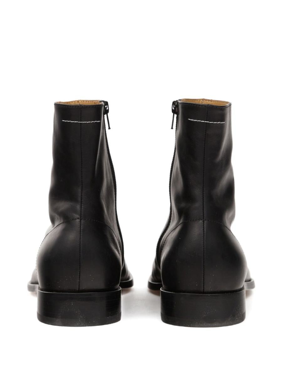 MM6 Maison Margiela Leather Ankle Boots