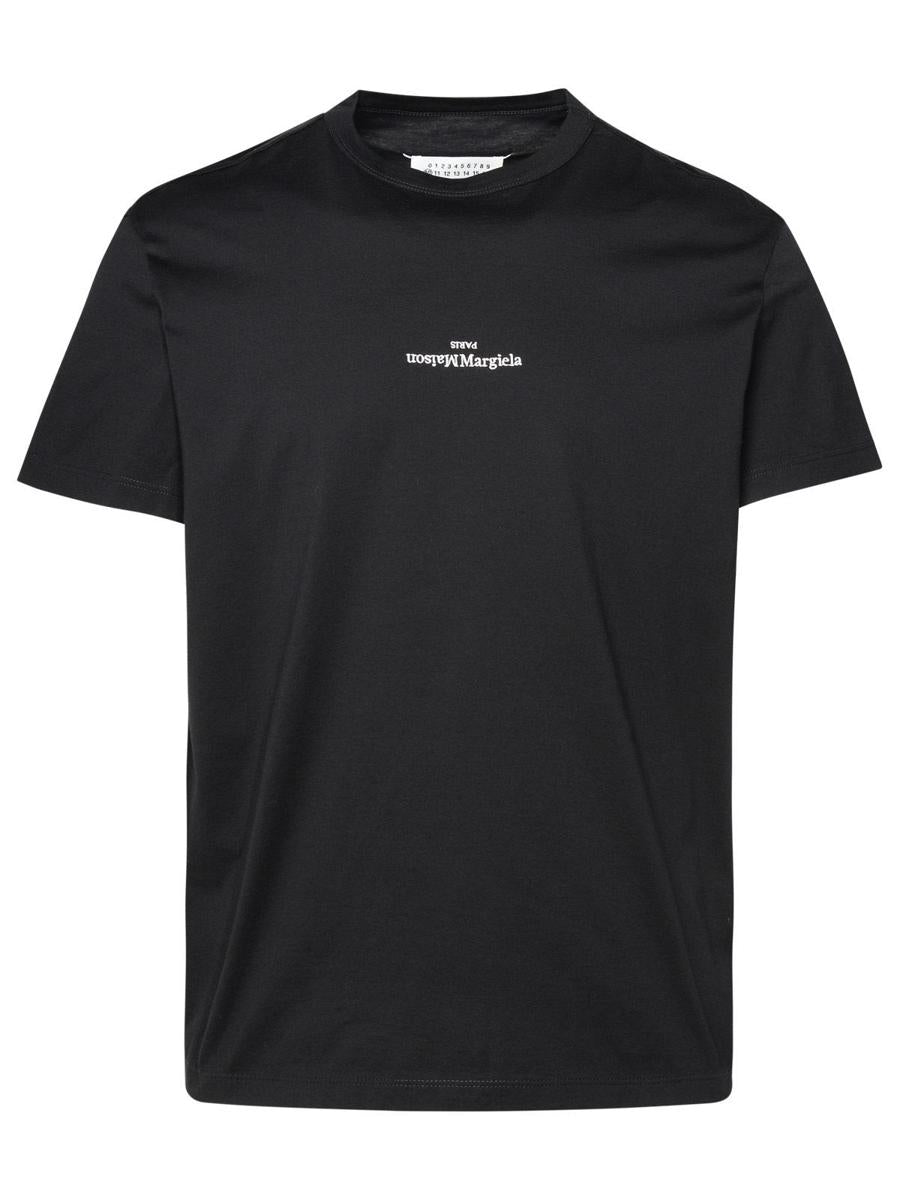Maison Margiela Black Cotton T-Shirt