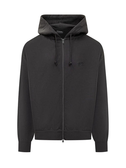 Y-3 Adidas Y-3 Black Zipper Hoodie