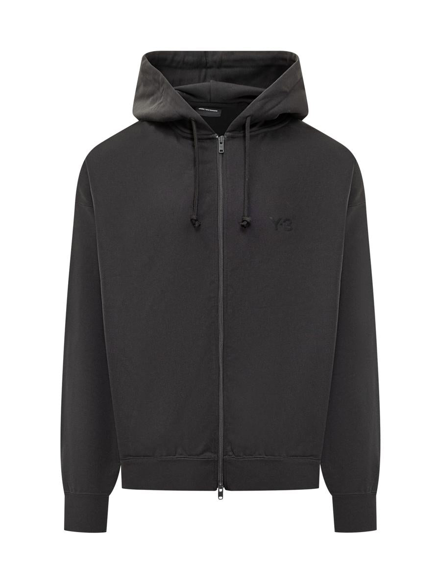 Y-3 Adidas Y-3 Black Zipper Hoodie
