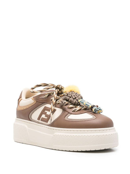 Fendi Fendi Match Charm Embellished Sneakers