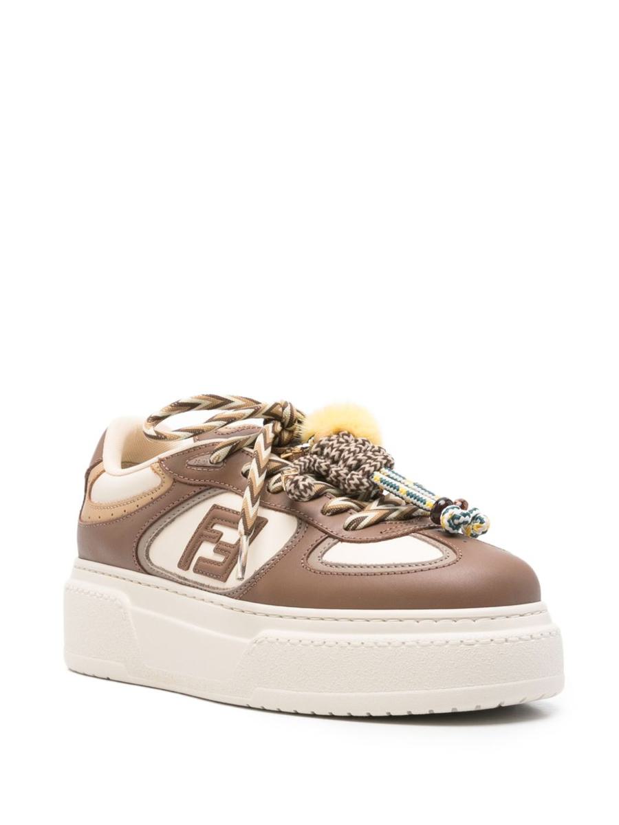 Fendi Fendi Match Charm Embellished Sneakers