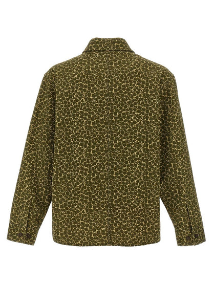 Maison Kitsuné Floral Print Overshirt