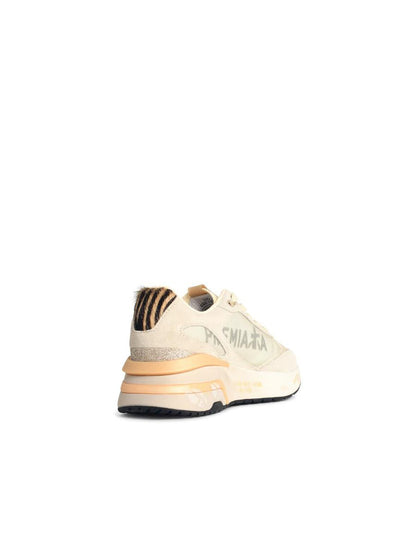 Premiata 'Moerund' Grey Suede Blend Sneakers