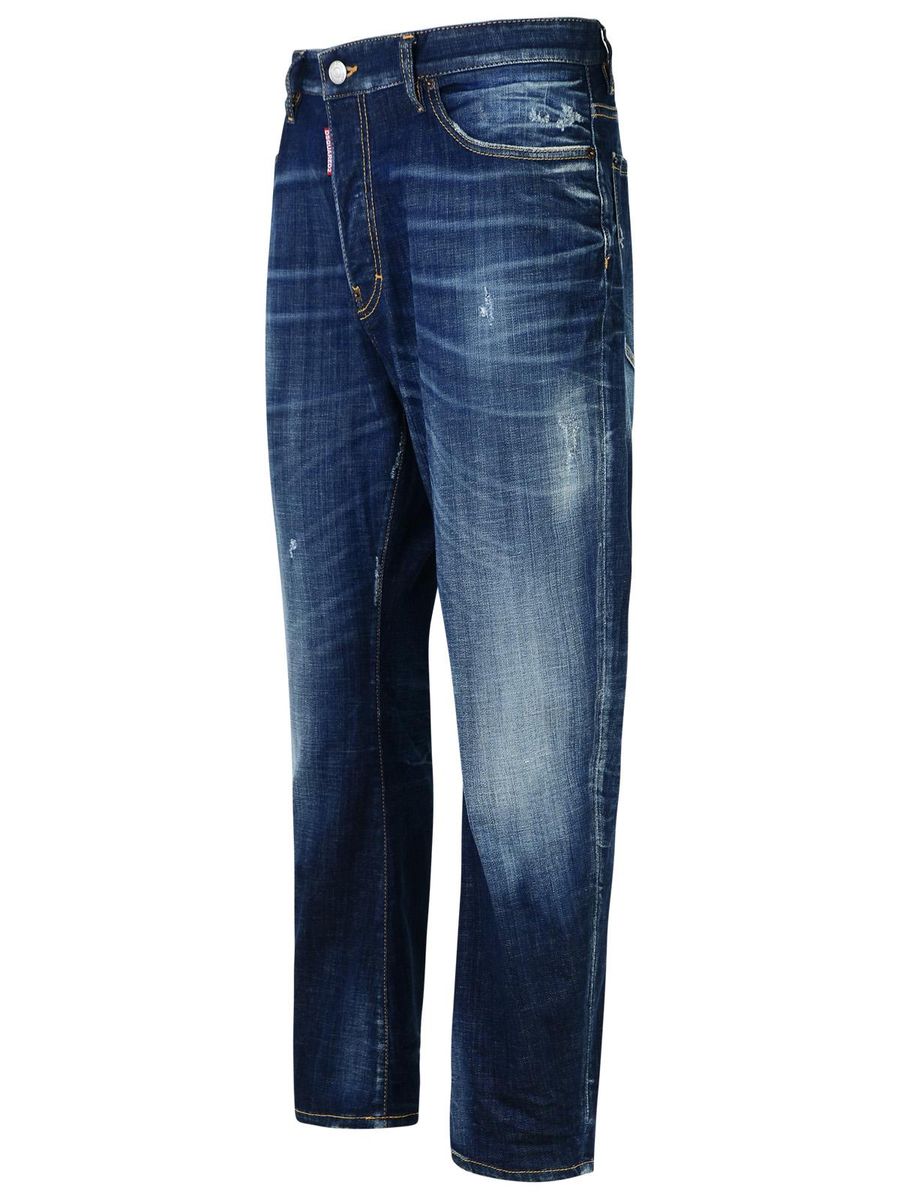 Dsquared2 'Bro' Blue Cotton Jeans