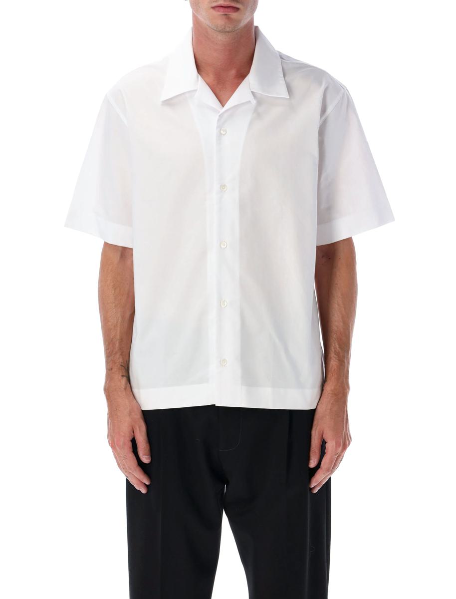 Givenchy White Cotton Hawaiian Collar Shirt