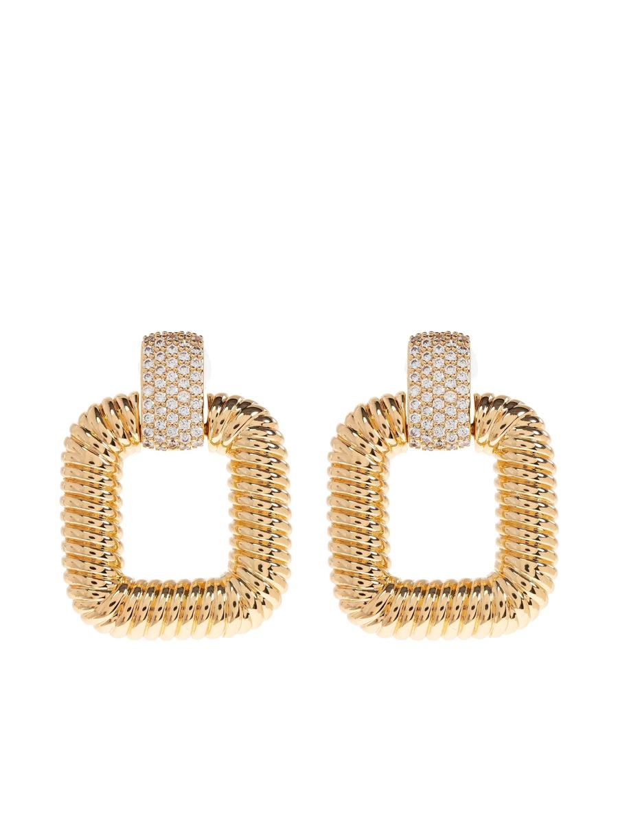 Self-Portrait Gold Knocker Earrings Accessories