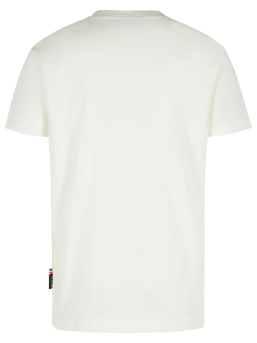 Philipp Plein White Cotton T-Shirt
