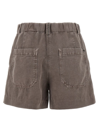 Brunello Cucinelli Linen Cotton Shorts