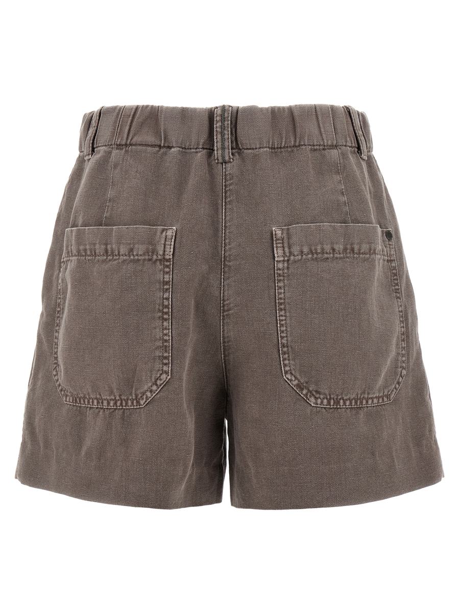 Brunello Cucinelli Linen Cotton Shorts