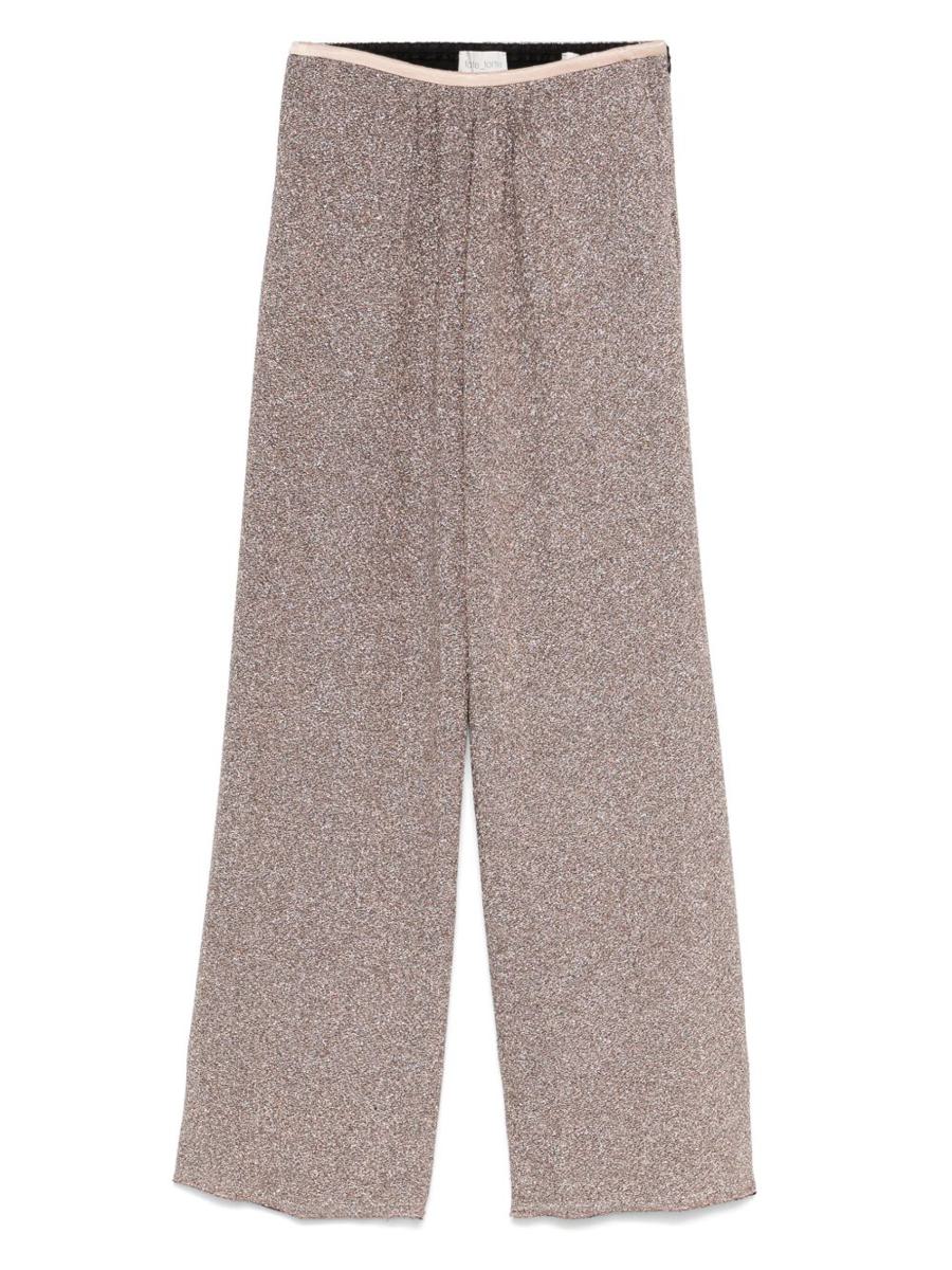 Forte_Forte Lurex Wide-Leg Trousers