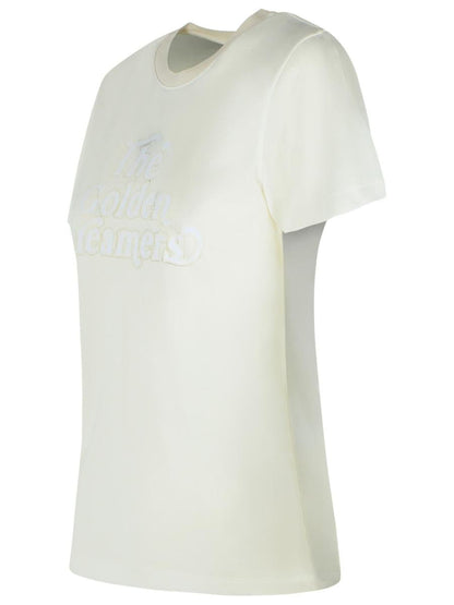 Golden Goose White Viscose Blend T-Shirt