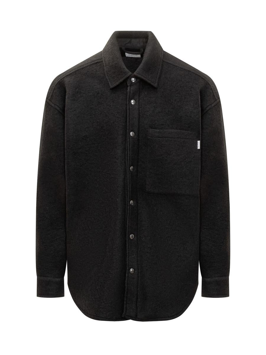 Amish Amish Overshirt Black Men'S