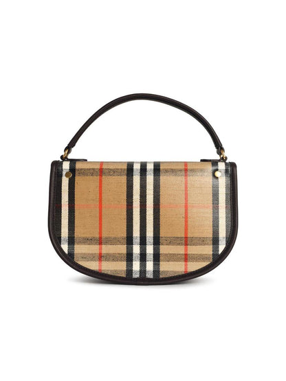 Burberry 'Highlands' Sand Cotton Blend Crossbody Bag