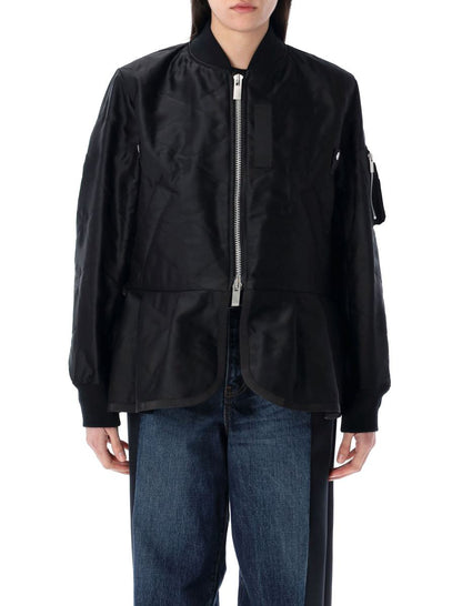 Sacai Quilted Satin Blouson
