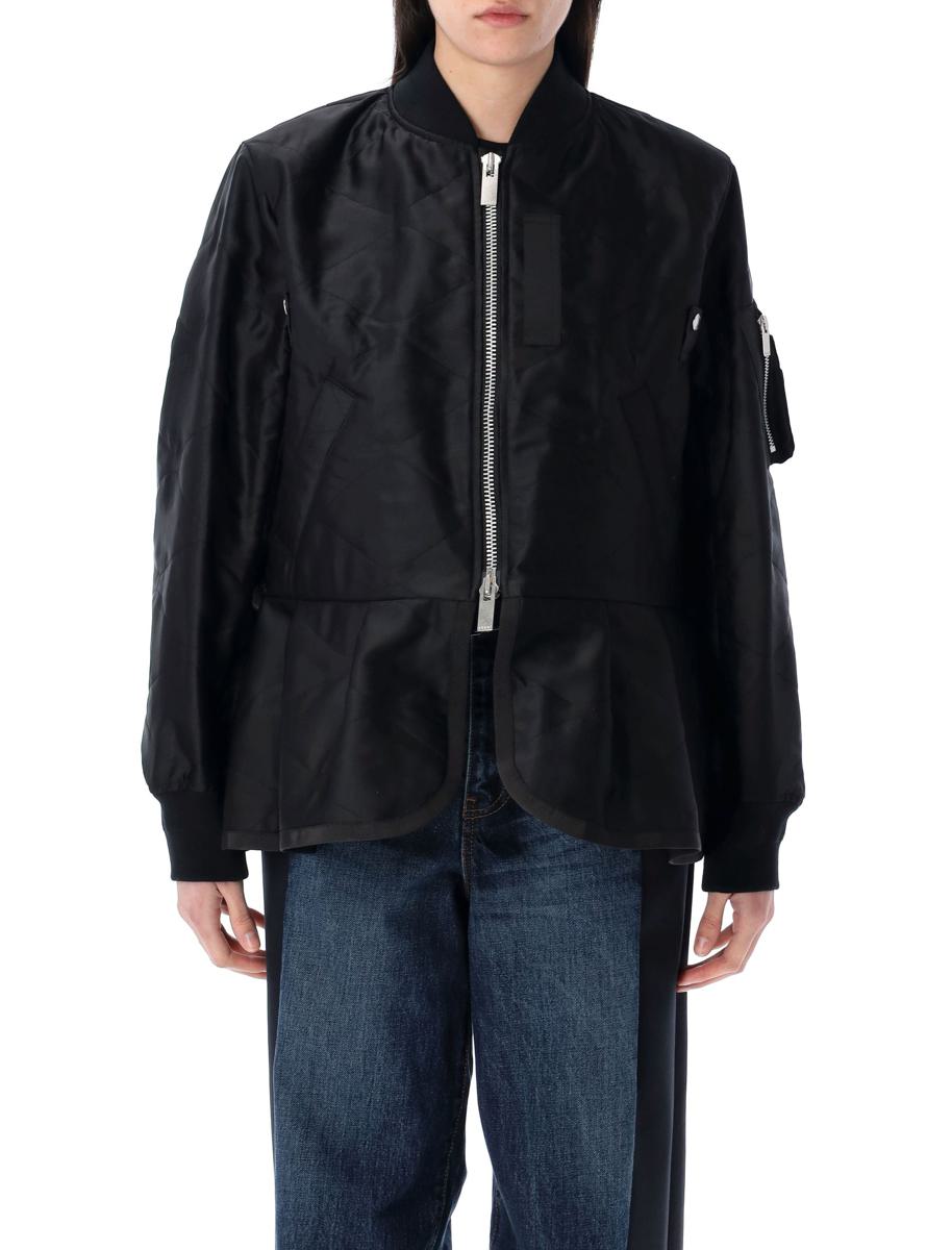 Sacai Quilted Satin Blouson