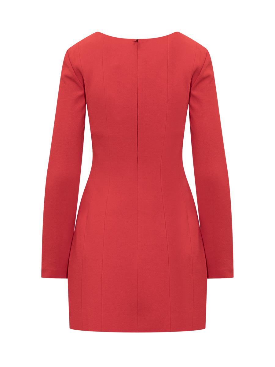 Rebecca Vallance Red Buttoned Short Dress Rebecca Vallance