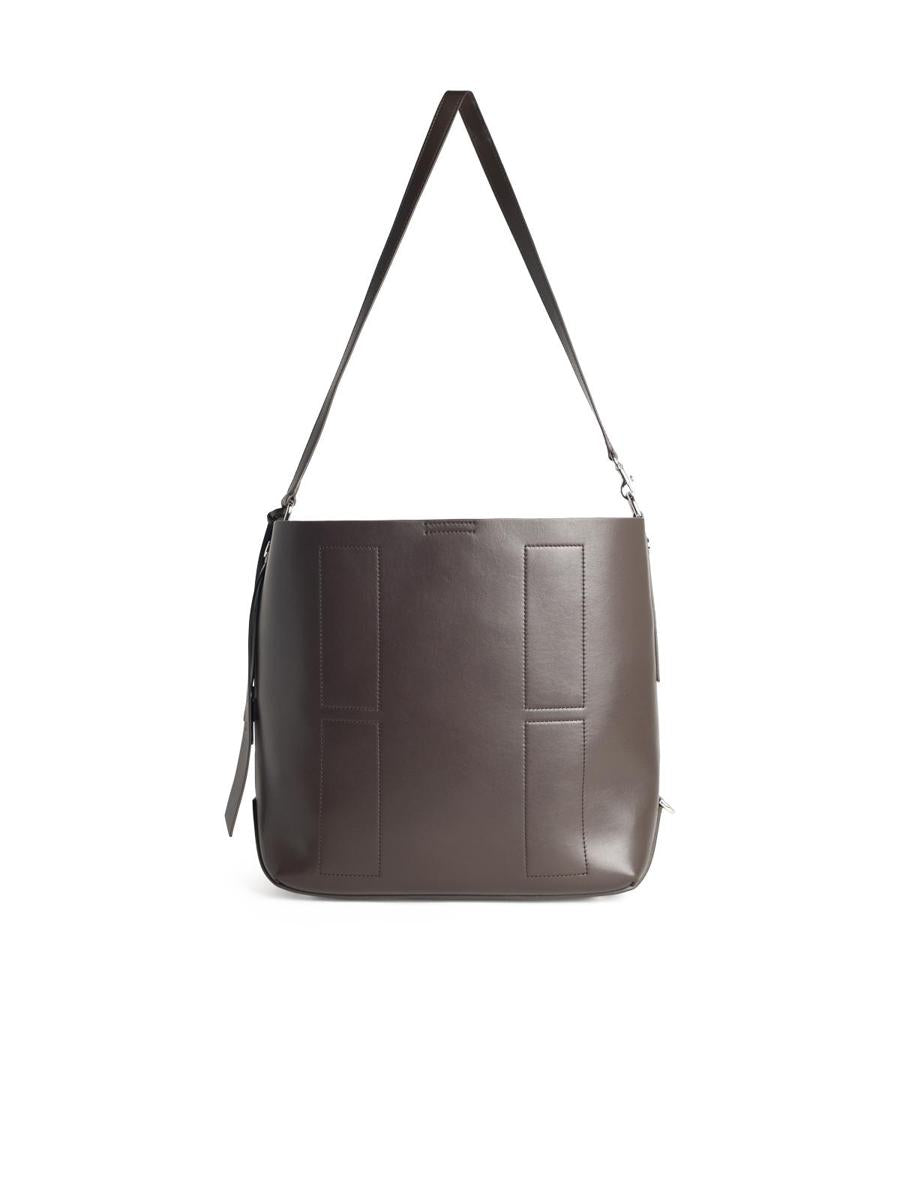 Hogan Chocolate Leather Bag