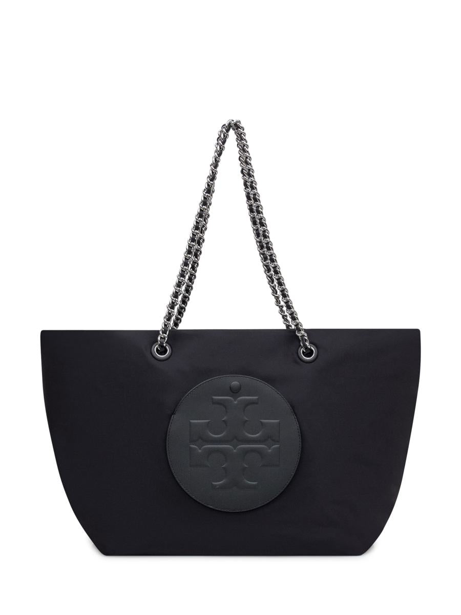 Tory Burch Tory Burch Black Shopper With Chain