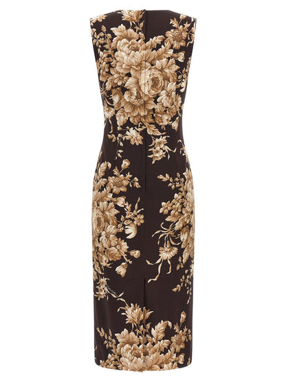 Dolce & Gabbana Rose Print Dress