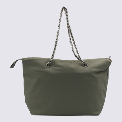 Tory Burch Grey Green Totes