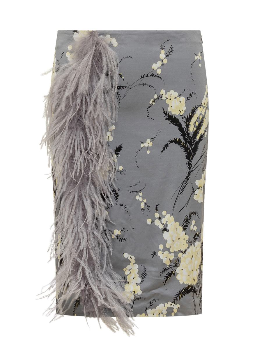Des_Phemmes Des Phemmes Feather Skirt