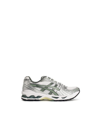 Asics 'Gel-Kayano 14' White Tech Fabric Blend Sneakers