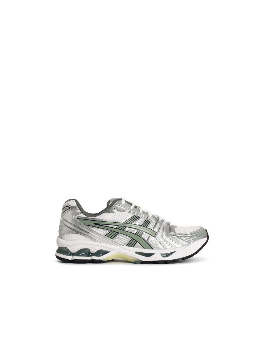 Asics 'Gel-Kayano 14' White Tech Fabric Blend Sneakers