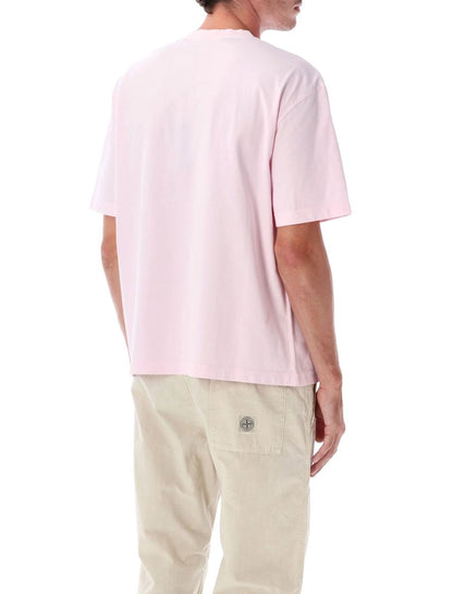 Stone Island Compass Patch Cotton T-Shirt