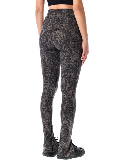 Adidas By Stella McCartney Python Print Rolltop Leggings