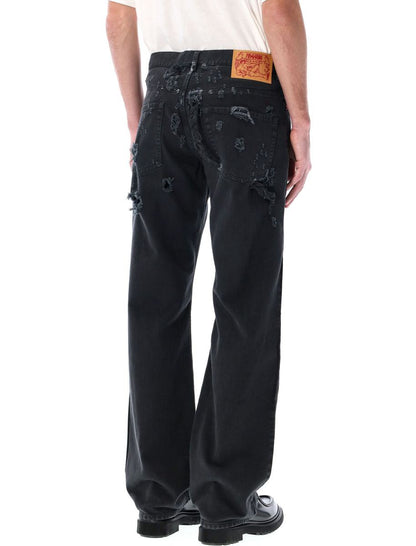 Magliano Braided Back Denim Jeans