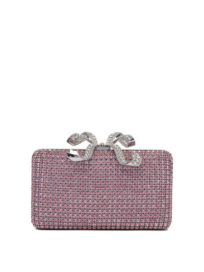Self-Portrait 'Pink Crystal Box' Clutch