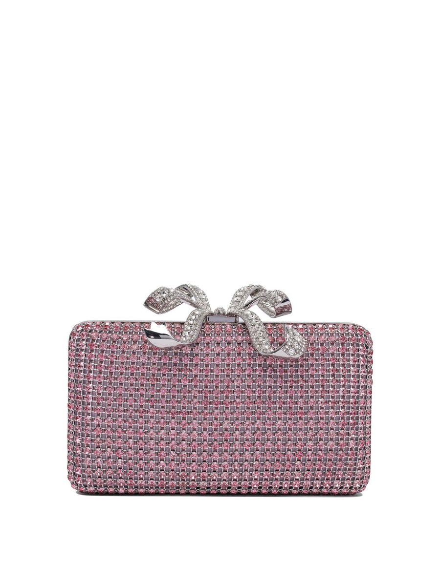 Self-Portrait 'Pink Crystal Box' Clutch