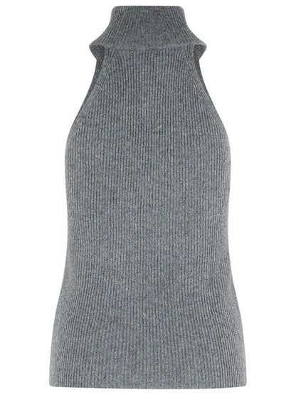 Lisa Yang 'Freya' Graphite Cashmere Top
