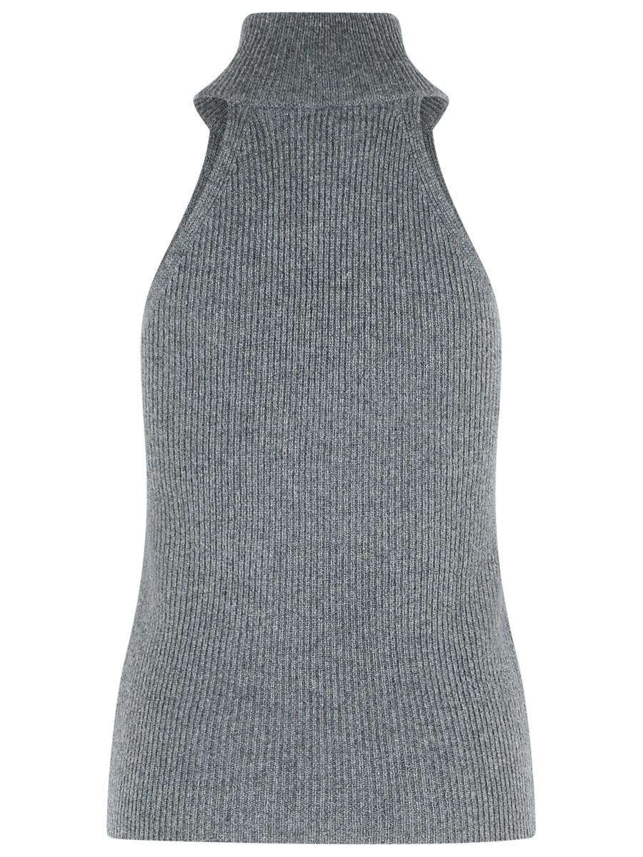 Lisa Yang 'Freya' Graphite Cashmere Top